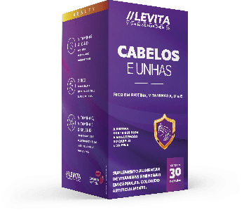 CABELOS E UNHAS LEVITA  500MG C/ 30 CAPS