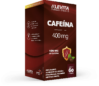 CAFEÍNA 400MG C/ 60 CAPSULAS | LEVITA VITAMINAS